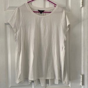 White, flowy back blouse